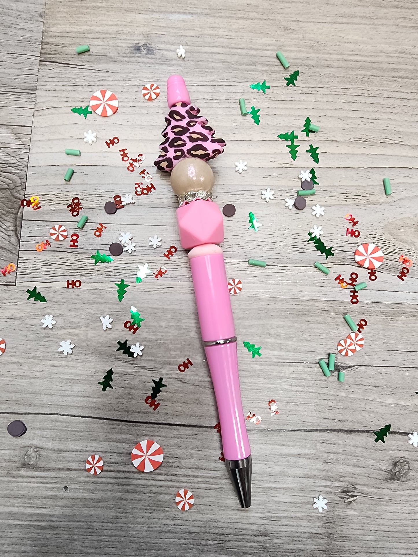 Premade002 Custom Christmas Pen with beads