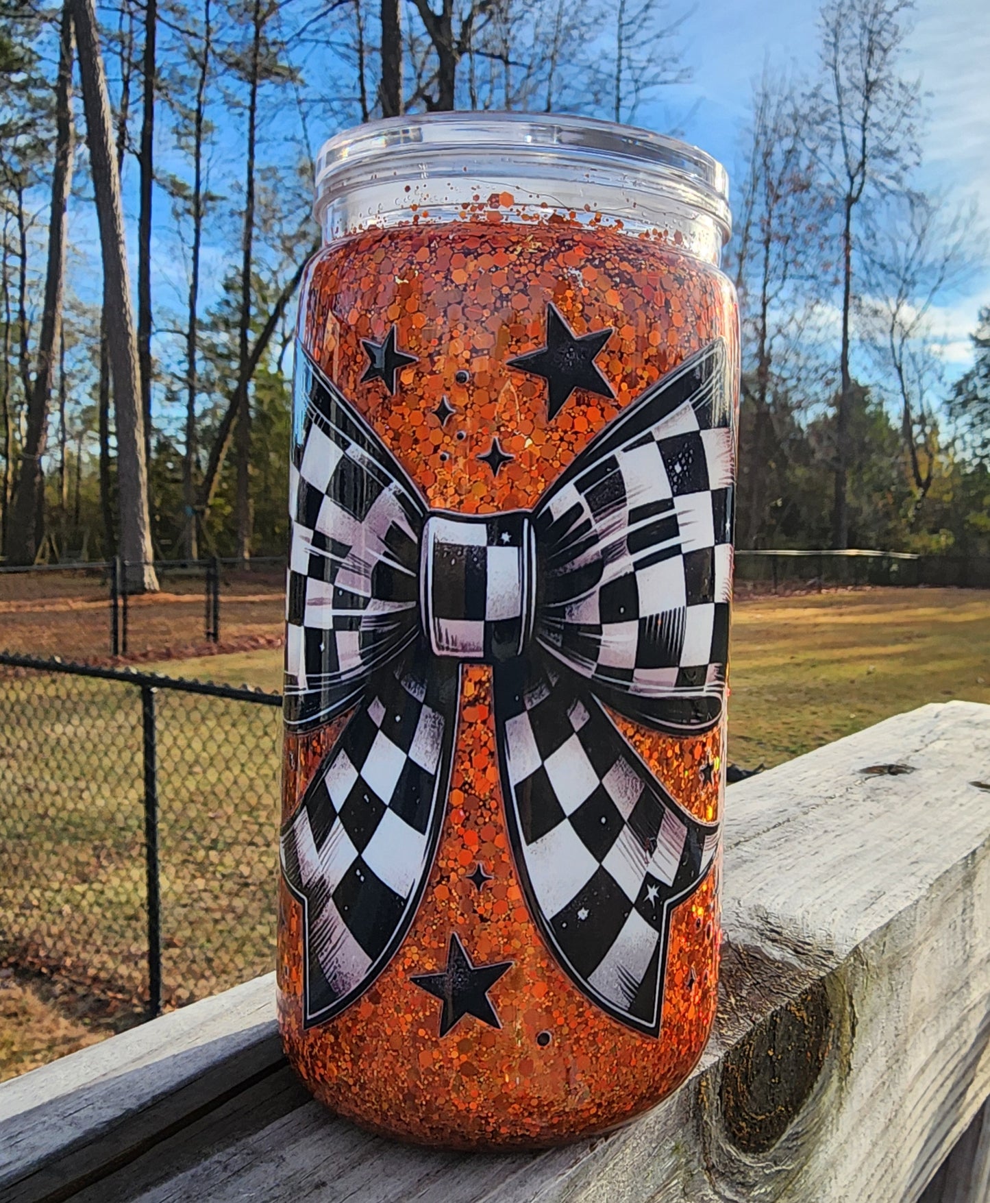 Custom001 16 oz. Suspended Snow Globe