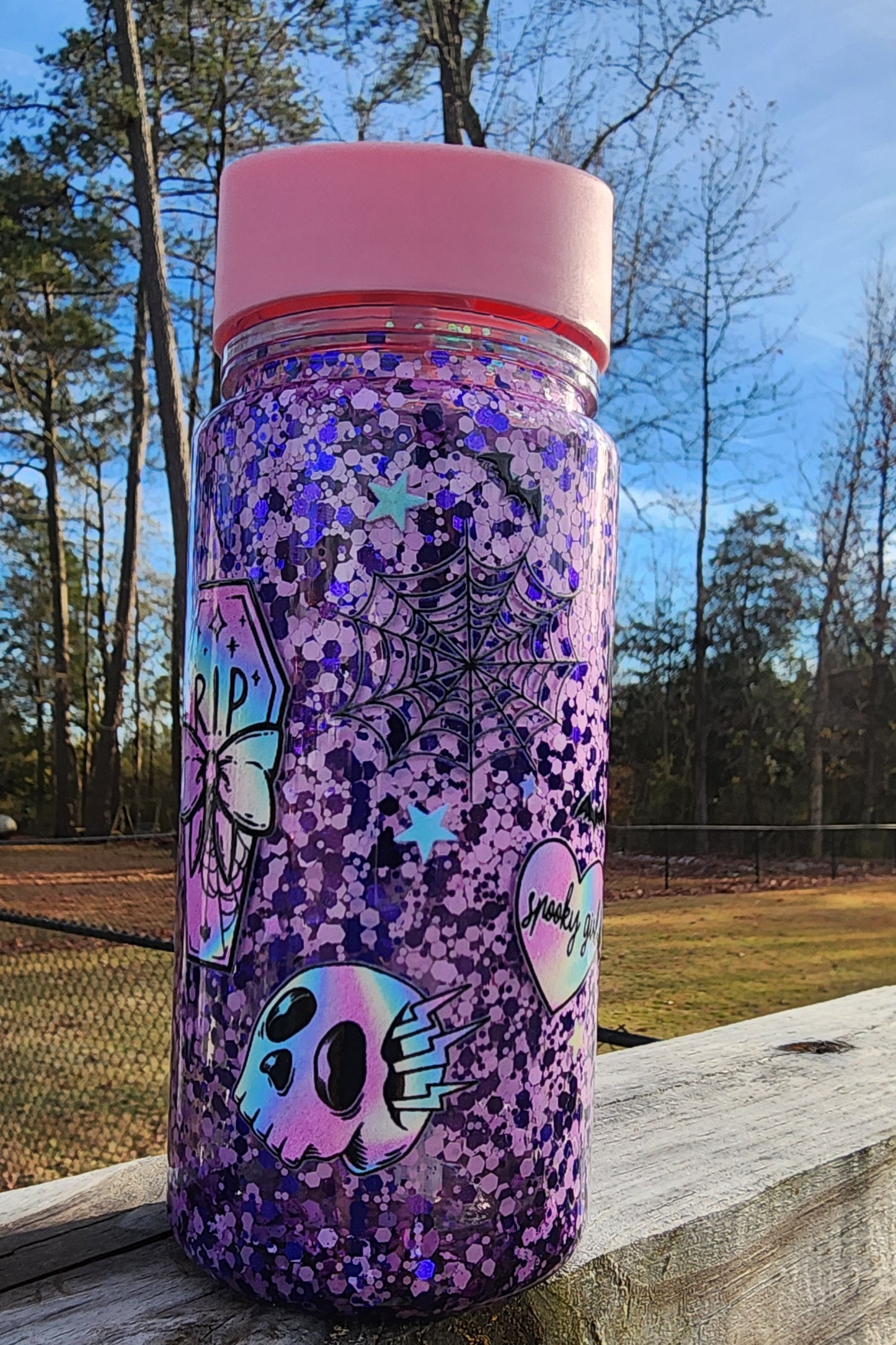 Custom001 12 oz suspended snow globe child's cup