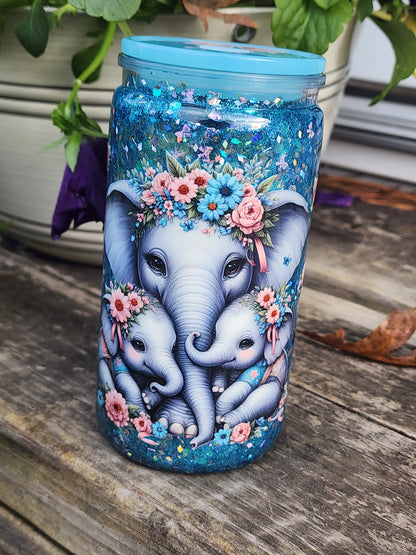 Custom Orders 16oz Snow Globe Acrylic Tumbler