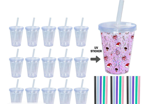 12 oz Snow Globe Tumblers