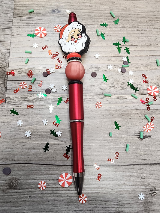 Premade002 Custom Christmas Pen with beads