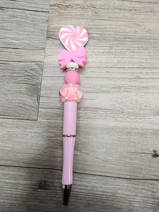 Pink Heart Pen