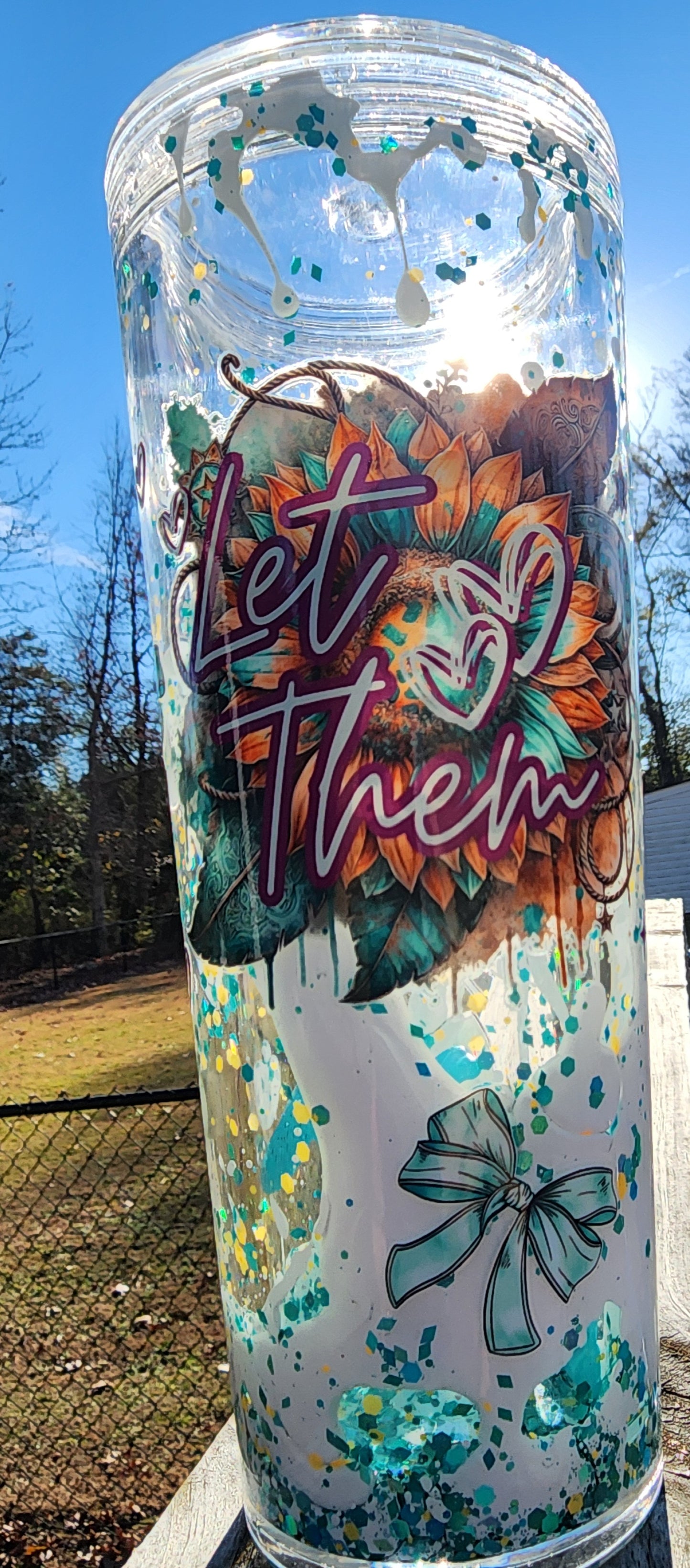 Custom001 24 oz Let Them White Lava Cup