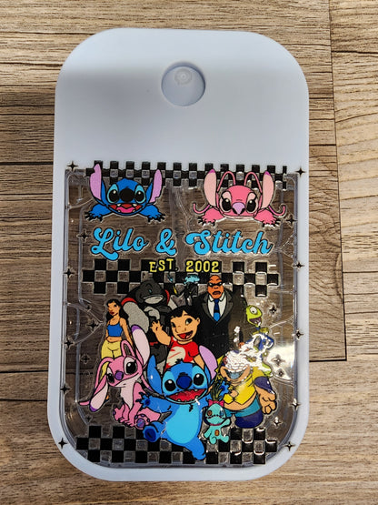 Premade Custom Hand Sanitizer Spray Bottle - Lilo and Stitch
