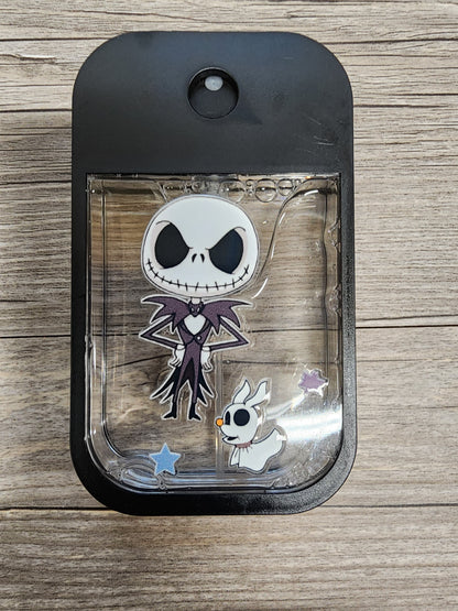 Premade Custom Hand Sanitizer Spray Bottle - Black with Jack