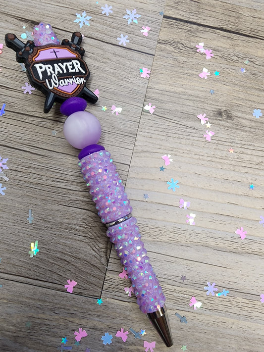 Purple Prayer Warrior Pen