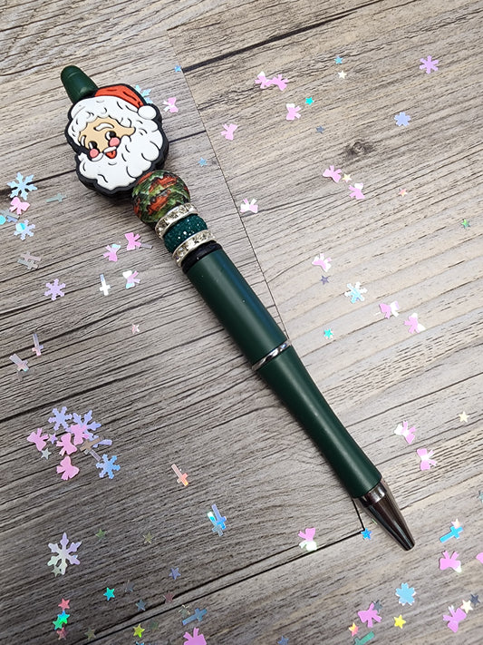 Forest Green Santa Pen