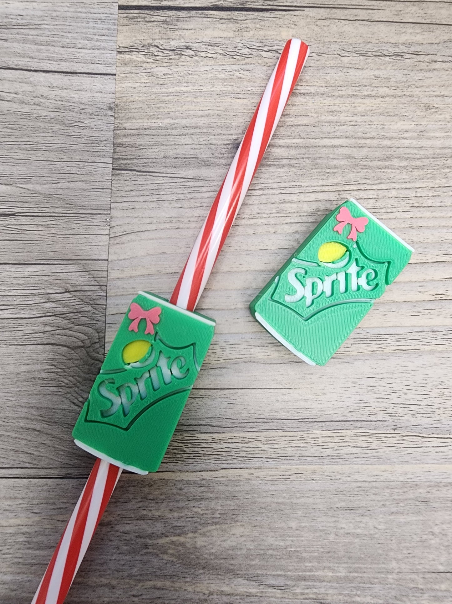 Plastic Sprite Straw Topper
