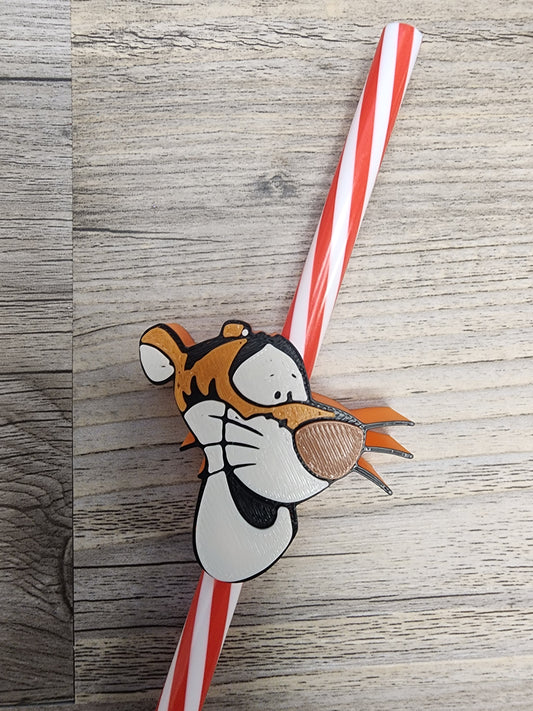 Plastic Tigger Straw Topper