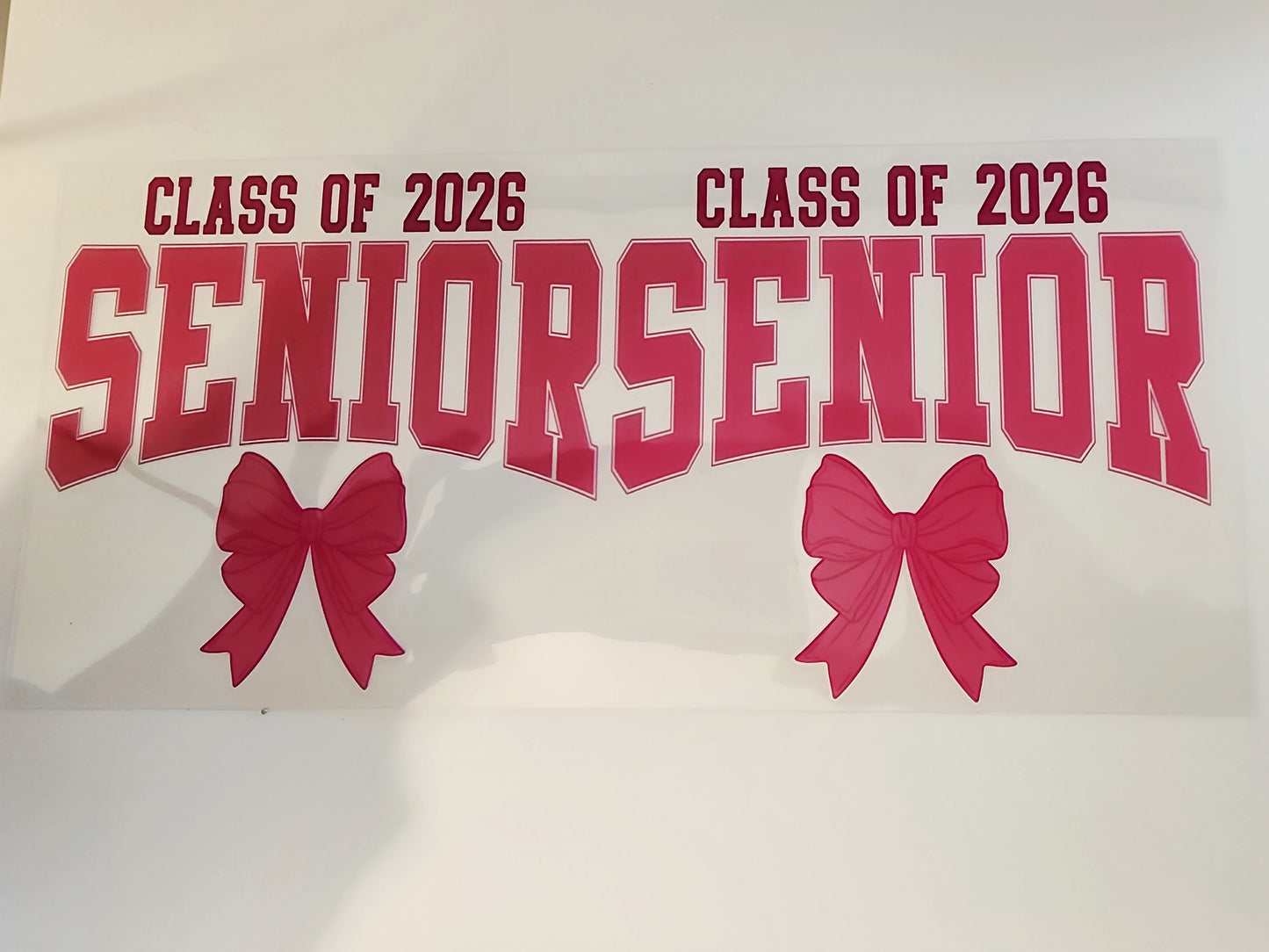 UV-DTF 16 oz. Cup Wrap - SENIOR CLASS OF 2026  #9