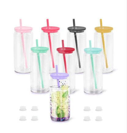 Custom Orders 16oz Snow Globe Acrylic Tumbler