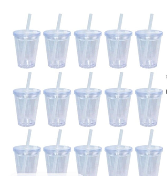 Live Cup Orders 16 oz. Tapered Acrylic Snow Globe