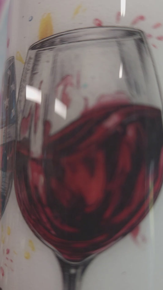 Stars and Stripes with a Splash of Wine